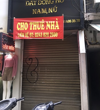Cho thuê cửa hàng tại số 1 Hàng Cá, Hoàn Kiếm, Hà Nội.