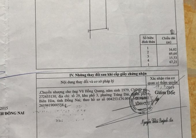GIÁ RẺ BẤT NGỜ !! CHỈ 350 TRIỆU ĐÃ CÓ NGAY MIẾNG ĐẤT DIỆN TÍCH 7M X 13,2M VÀ 185 TRIỆU DIỆN TÍCH 4M X 13,6M GẦN TRUNG TÂM THÀNH PHỐ BIÊN HOÀ, CÁCH CÂY XĂNG 26 3KM !
