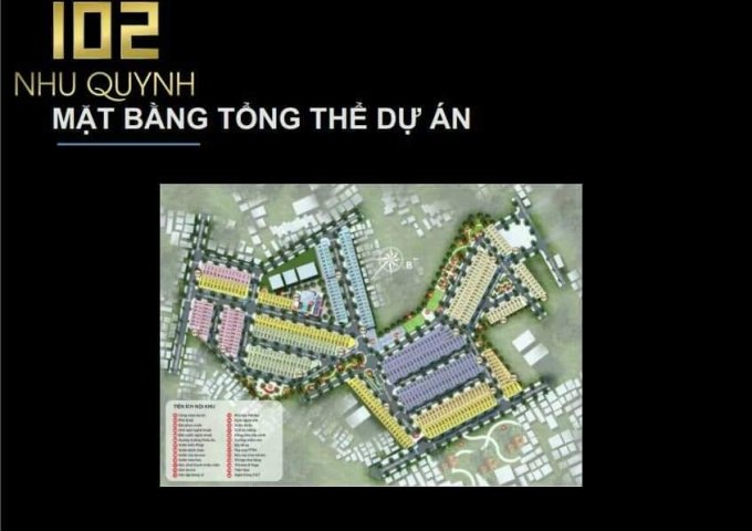 Bán ngay lô đất cực đẹp thuộc dự án 102  Như Quỳnh,Văn Lâm,Hưng Yên.