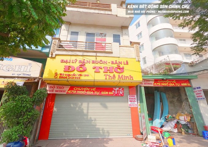 Bán Nhà Mặt Đường Số 182 Nguyễn Văn Linh + Lô Đất 12/534 Thiên Lôi Lê Chân Hải Phòng