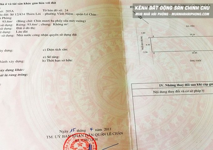 Bán Nhà Mặt Đường Số 182 Nguyễn Văn Linh + Lô Đất 12/534 Thiên Lôi Lê Chân Hải Phòng