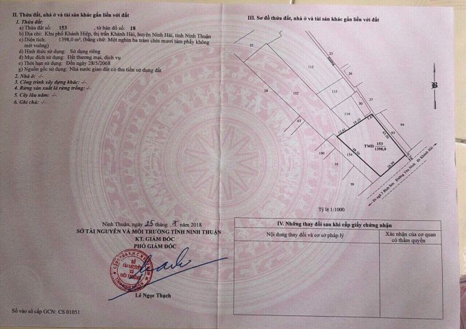 CẦN BÁN 2 LÔ ĐẤT BIỂN ĐƯỜNG YÊN NINH - THỊ TRẤN KHÁNH HẢI - HUYỆN NINH HẢI - TỈNH NINH THUẬN