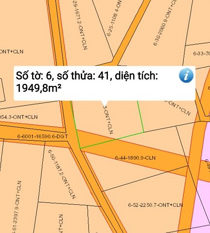 Chính chủ cần bán đất gần khu du lịch Tân Phú. Đồng Nai.