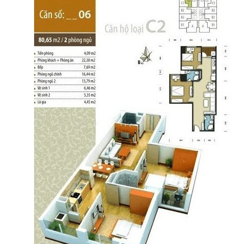 Cần bán gấp trong tháng căn hộ 81 m2 CT4 CC The Pride – La Khê, Hà Đông, 2PN+2WC