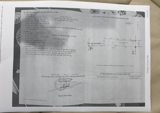 CẦN BÁN NHÀ 2 MẶT NGÕ SỐ 6 NGÕ 259 YÊN HÒA, CẦU GIẤY, HÀ NỘI