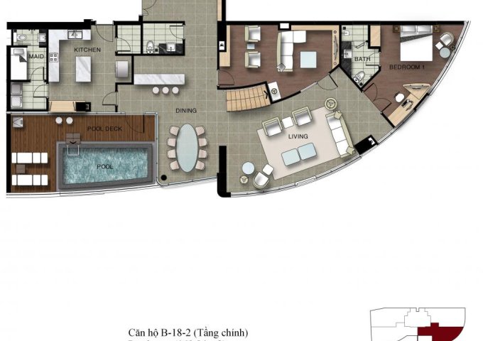 Tôi cần bán căn hộ Penthouse: 395m2 thông tầng WaterMark Hồ Tây - 395 Lạc Long Quân