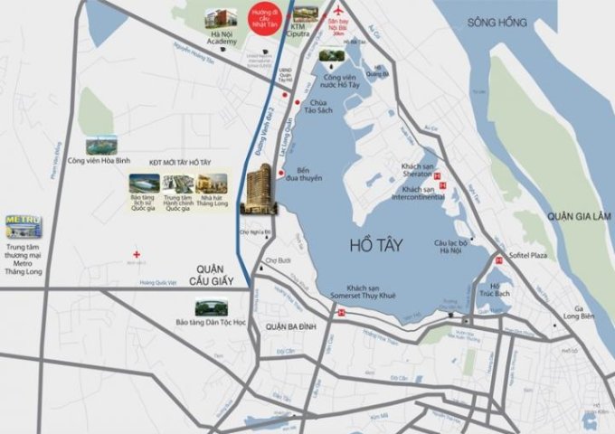 Tôi cần bán căn hộ Penthouse: 395m2 thông tầng WaterMark Hồ Tây - 395 Lạc Long Quân