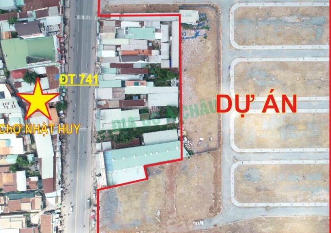 Đất nền mặt tiền chợ đêm nhật huy, kinh doanh liền 80m2 giá rẻ