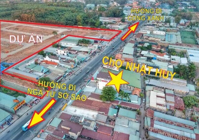 Đất nền mặt tiền chợ đêm nhật huy, kinh doanh liền 80m2 giá rẻ