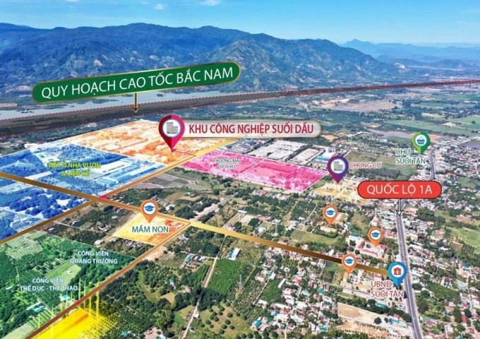 Cơ hội đầu tư đất nền khu công nghiệp chỉ từ 567tr/lô thổ cư 100%