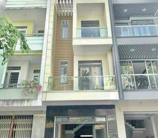 Bán nhà mới đẹp 4 tầng 4x18m, mặt tiền đường số Khu Công Ích Phạm Hữu Lầu, Quận 7, giá 8.3 tỷ, tặng nội thất