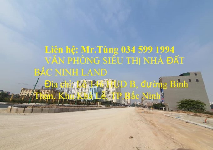  Bán lô đất Nguyễn Quyền, Võ Cường, TP.Bắc Ninh