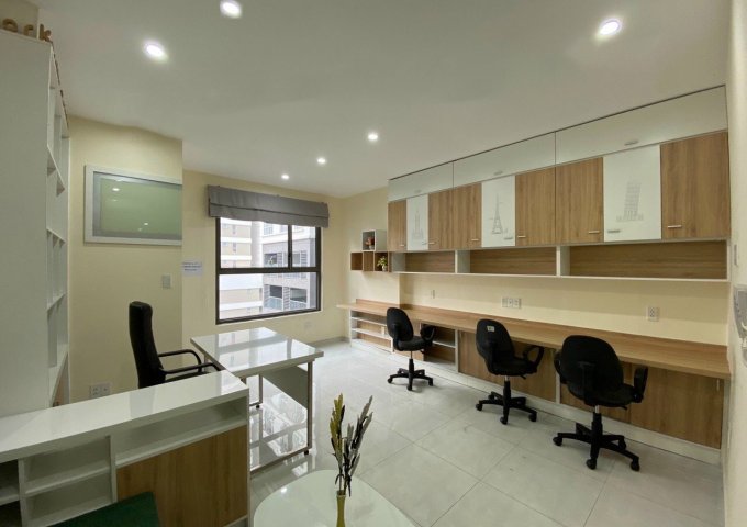 Cần cho thuê nhanh căn hộ 37M/ giá 8tr/tháng, nội thất văn phòng đẹp như hình- C/C Orchard Garden