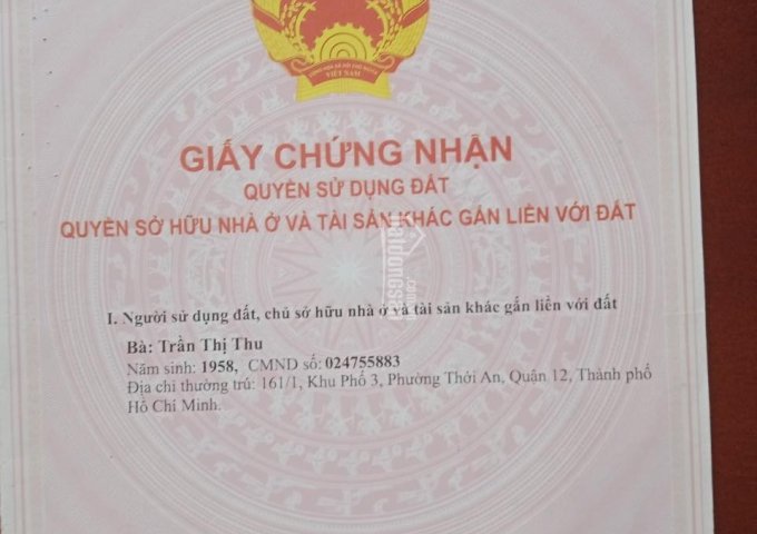 Chính chủ bán đất đường 169, Ấp 5, xã Bình Mỹ, huyện Củ Chi