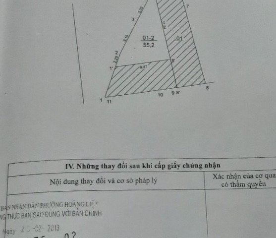 Chính chủ bán mảnh đất số 91 Ngõ 54 đường Ngọc Hồi, Thanh Trì, Hà Nội