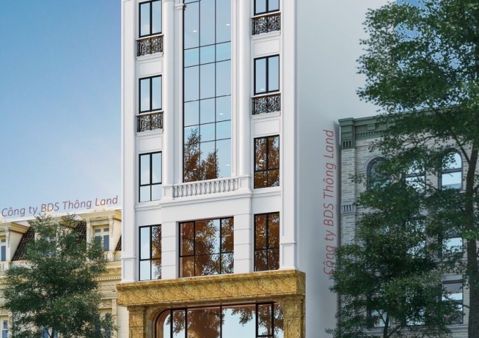 Bán tòa nhà mới xây mặt phố Đặng Thùy Trâm_H.Q.Việt Mt 8.6m. Giá 50tỷ
