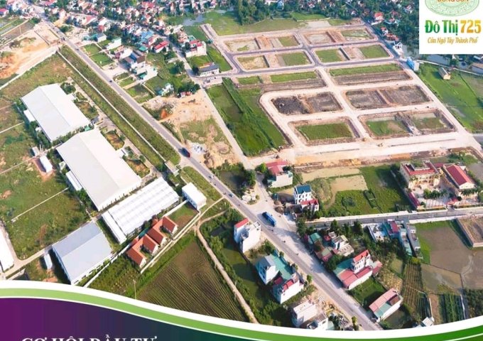 CHÍNH CHỦ BÁN LÔ ĐẤT TẠI
ĐÔ THỊ 725 ĐÔNG KHÊ - ĐÔNG SƠN – Cửa ngõ phía Tây TP Thanh Hóa