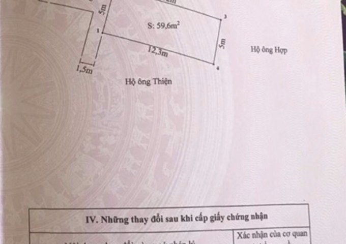 Bán lô đất ngõ 104 Cát Linh, Tràng Cát