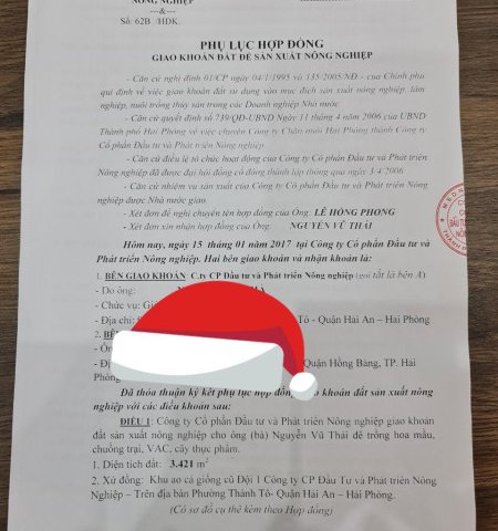 Bán đất tại Khu dân cư Sao Sáng, Thành Tô, Hải An, Hải Phòng diện tích 2,000m2 giá 6.5 Triệu