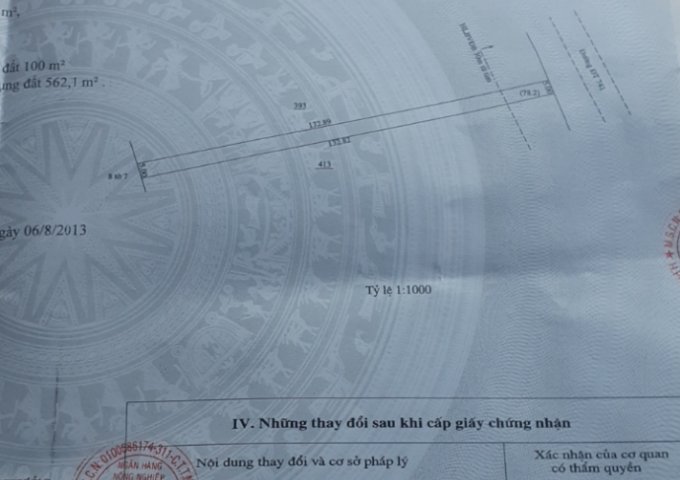 Đất mặt tiền đường hướng đi sài gòn