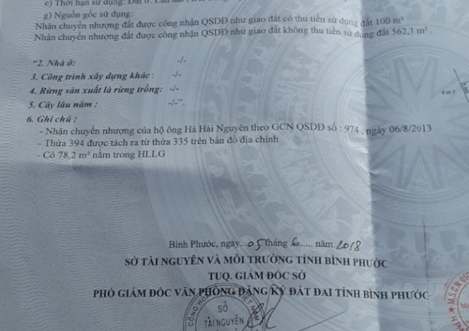 Đất mặt tiền đường hướng đi sài gòn