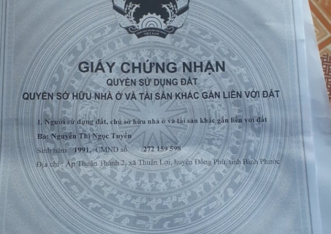 Đất mặt tiền đường hướng đi sài gòn