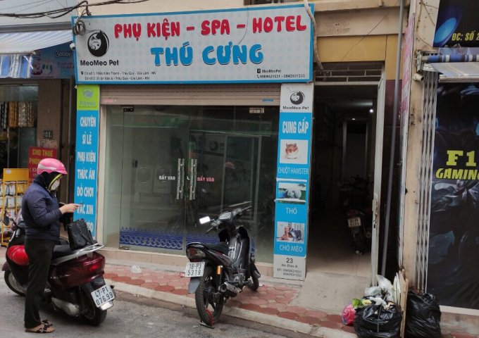 Chính chủ cho thuê cửa hàng và căn hộ tầng 6 số nhà 23 An Đào A- Trâu Quỳ- Gia Lâm, Hà Nội