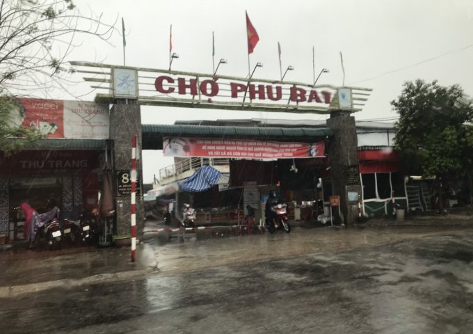 CẦN CHUYỂN NHƯỢNG LÔ ĐẤT 2 MẶT TIỀN ĐƯỜNG NGUYỄN DUY LUẬT TẠI TRUNG TÂM CHỢ PHÚ BÀI THỊ XÃ HƯƠNG THỦY, HUẾ