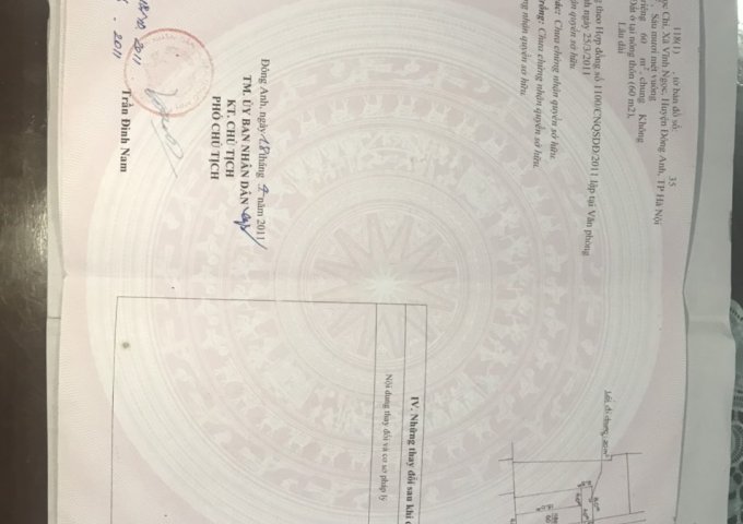 Chính chủ bán 2 lô thôn Vĩnh Ngọc, Đông Anh, Hà Nội