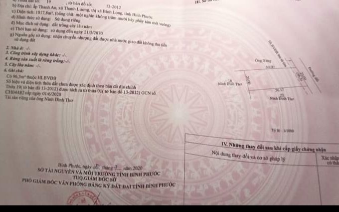 CHỈ 300TR SỞ HỮU NGAY LÔ ĐẤT 1000M2 , THỔ CƯ 100M ,MẶT TIỀN ĐƯỜNG NHÀ NƯỚC 25M THỂ HIỆN TRÊN SỔ