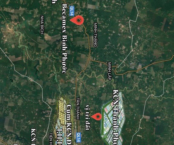 CẦN BÁN LÔ ĐẤT THỔ CƯ THUỘC QUỐC LỘ 14, XÃ TÂN THÀNH, THÀNH PHỐ ĐỒNG XOÀI, BÌNH PHƯỚC