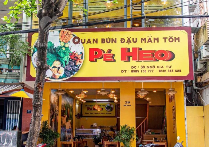 Sang nhượng quán bún đậu mắm tôm số 39 Ngô Gia Tự, Hải Châu, Đà Nẵng