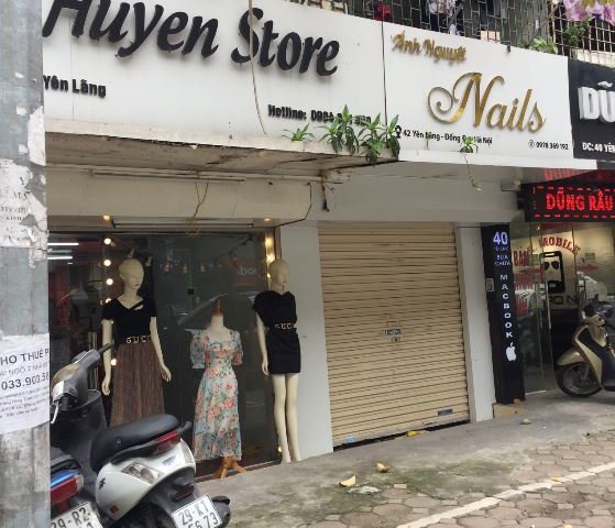 CHÍNH CHỦ BÁN CỬA HÀNG MẶT TIỀN TẦNG 1 TẠI 42 YÊN LÃNG, PHƯỜNG LÁNG HẠ, QUẬN ĐỐNG ĐA, TP HÀ NỘI