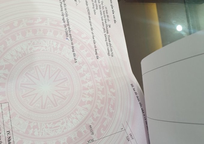 CHÍNH CHỦ CẦN BÁN ĐẤT TẠI THÔN TÂY SƠN , XÃ THỌ AN , HUYỆN ĐAN PHƯỢNG , TP HÀ NỘI