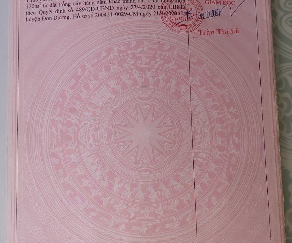 GẤP! BÁN ĐẤT 6M × 20M GẦN HỒ ĐẠ RÒN 100% THỔ CƯ - XÃ ĐẠ RÒN, ĐƠN DƯƠNG, LÂM ĐỒNG. LHCC: 0982938009