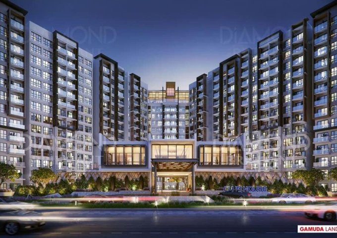 Căn hộ Diamond Brilliant 112m2, với thiết kế 2 phòng ngủ, 2 ban công