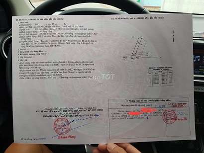 BÁN LÔ ĐẤT ĐẸP TẠI XÃ TÂN THỚI NHÌ HÓC MÔN