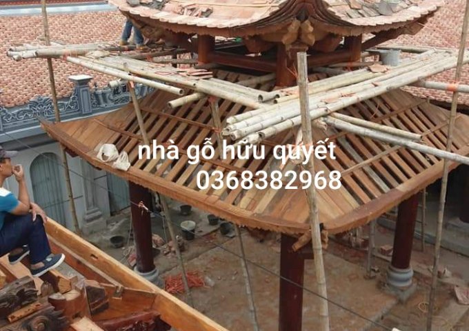 Hữu Quyết chuyên thi công nhà gỗ cổ truyền địa chỉ Hòa Bình, Vĩnh Bảo, Hải Phòng