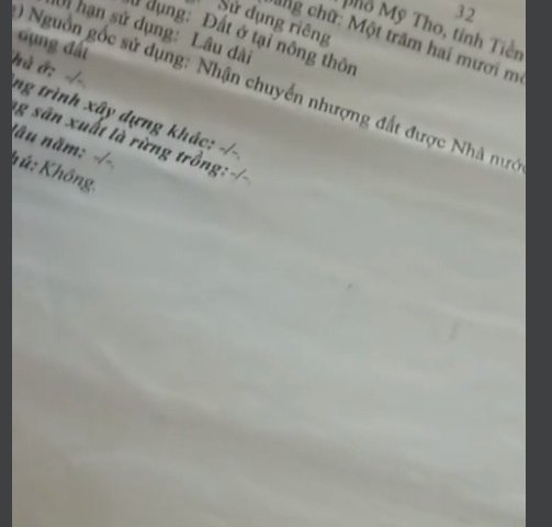 CẦN BÁN HHÀ CẤP 4 ĐƯỜNG PHẠM HÙNG, XÃ TRUNG AN, THÀNH PHỐ MỸ THO, TIỀN GIANG