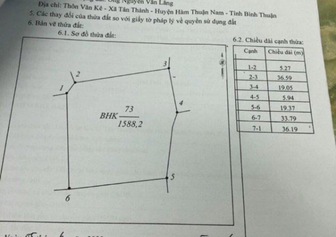 HOT! HOT! ĐẤT ĐẦU TƯ SIÊU ĐẸP DT 4300M2 ĐỐI DIỆN THANH LONG BAY XÃ TÂN THÀNH, HÀM THUẬN NAM, BÌNH THUẬN. LH: 0947316770