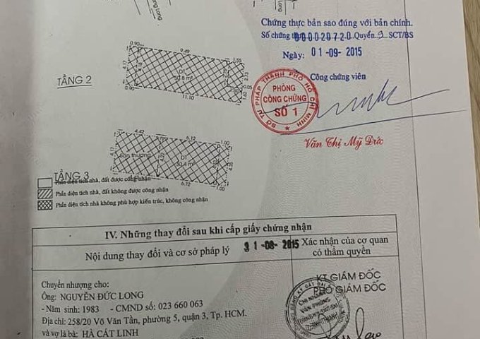 Chính chủ bán nhà 311/24 Nơ Trang Long, DT 4x13m, 3 lầu, giá 5.3 tỷ