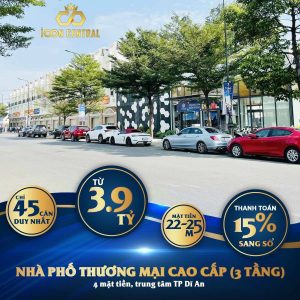 VỚI 750 TRIỆU SỞ HỮU NHÀ PHỐ TẠI ĐẠI ĐÔ THỊ KIỂU MẪU CAO CẤP NHẤT BÌNH DƯƠNG – ICON CONTRAL – TP DĨ AN -GIÁ CHỈ TỪ 3,9 TỶ/CĂN