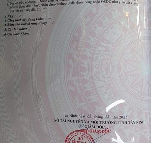 BÁN NHÀ ĐẤT ĐẸP, MẶT TIỀN ĐƯỜNG CƠ THÁNH VỆ NHỰA 20M, CÁCH CHÙA TOÀ THÁNH 800M, GẦN ỦY BAN NHÂN DÂN PHƯỜNG HIỆP NINH , GẦN CHỢ THƯƠNG BINH, TP TÂY NINH. LH 0343 927 920 ( ZALO )