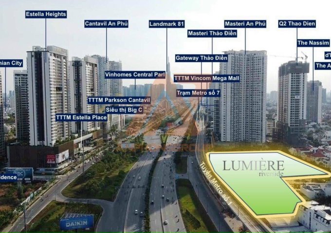 MASTERISE HOMES - DỰ ÁN CĂN HỘ HẠNG SANG QUẬN 2 - View sông Sài Gòn- cạnh tuyến metro