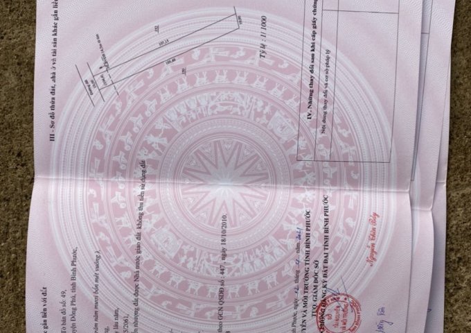 CƠ HỘI TỐT SỞ HỮU 5 LÔ ĐẤT CỰC ĐẸP TẠI HUYỆN ĐỒNG PHÚ - TỈNH BÌNH PHƯỚC