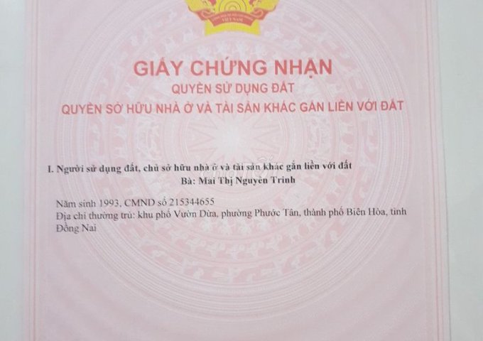 Bán Đất Vị Trí Trung Tâm tại Xuân Trường, Xuân Lộc, Đồng Nai