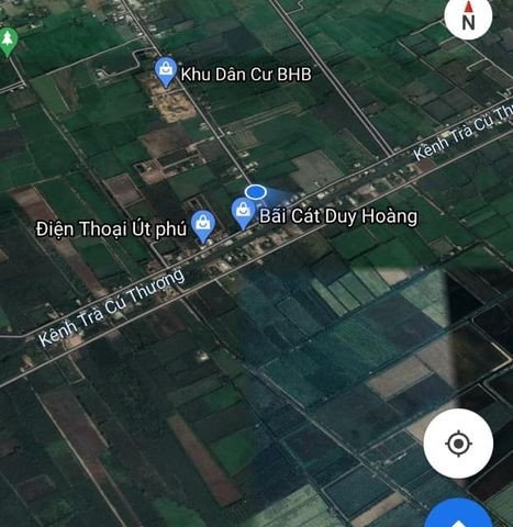 Bán đất MT đường nhựa  xã Bình Hòa Bắc - Đức Huệ - Long An - ngang 20m dài hết đất.