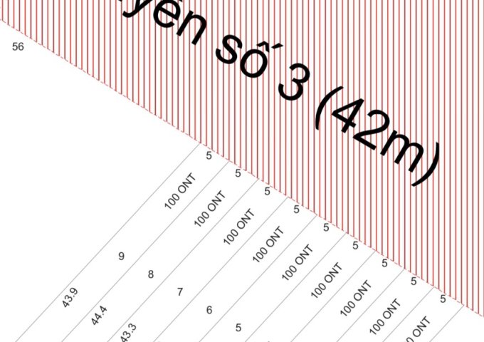 BÁN ĐẤT NỀN TUYẾN SỐ 3 ĐƯỜNG 42M KCN BECAMEX ĐỒNG PHÚ 6300HA