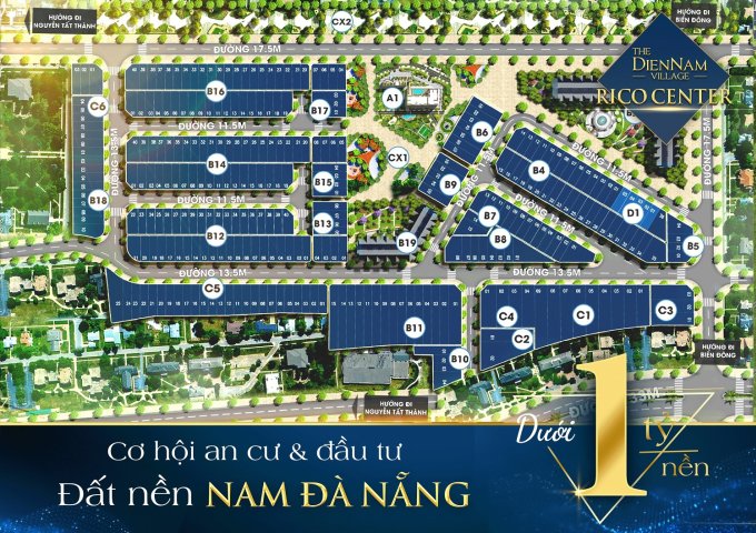 Gấppp 1 Lô duy nhất hướng Đông Nam giá chỉ 998tr dự án Làng Điện Nam - KCN Điện Nam Điện Ngọc