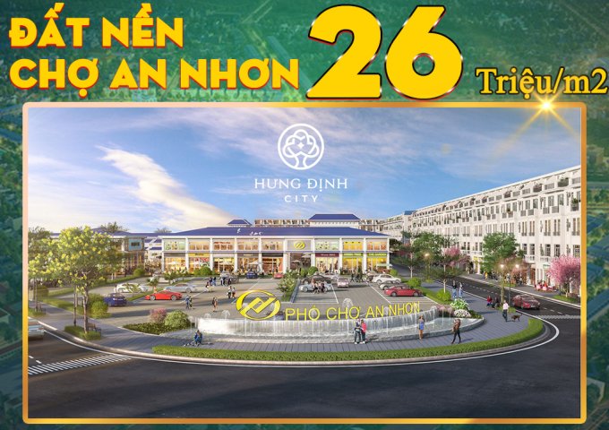 Đất nền chợ Bình Định, khu Hưng Định City - 0375.924.840